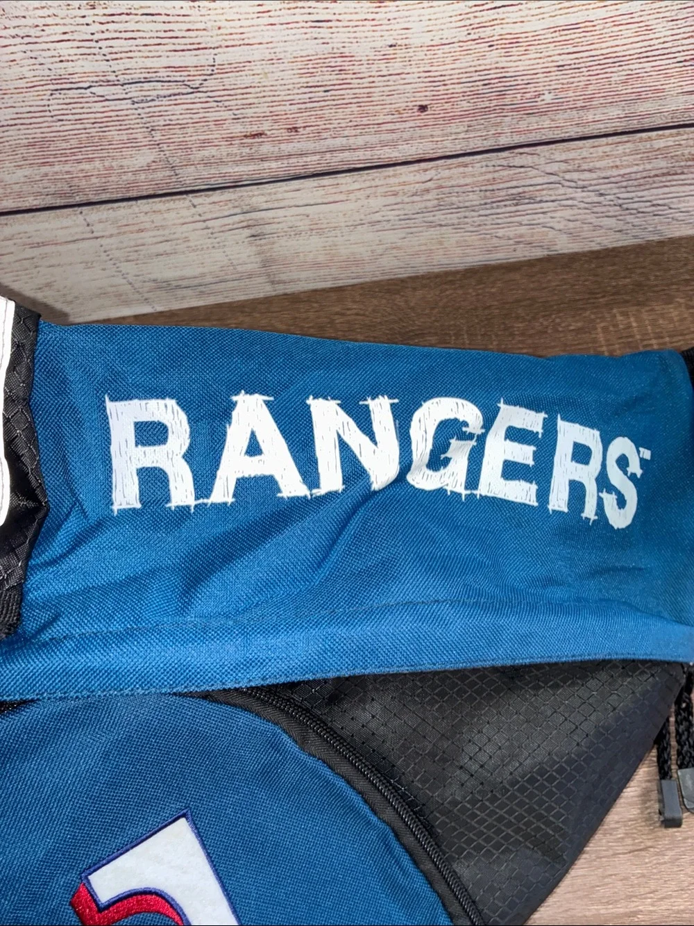 EUC Texas Rangers Blue Sling Backpack - Adjustable Men’s Bag by NorthWest